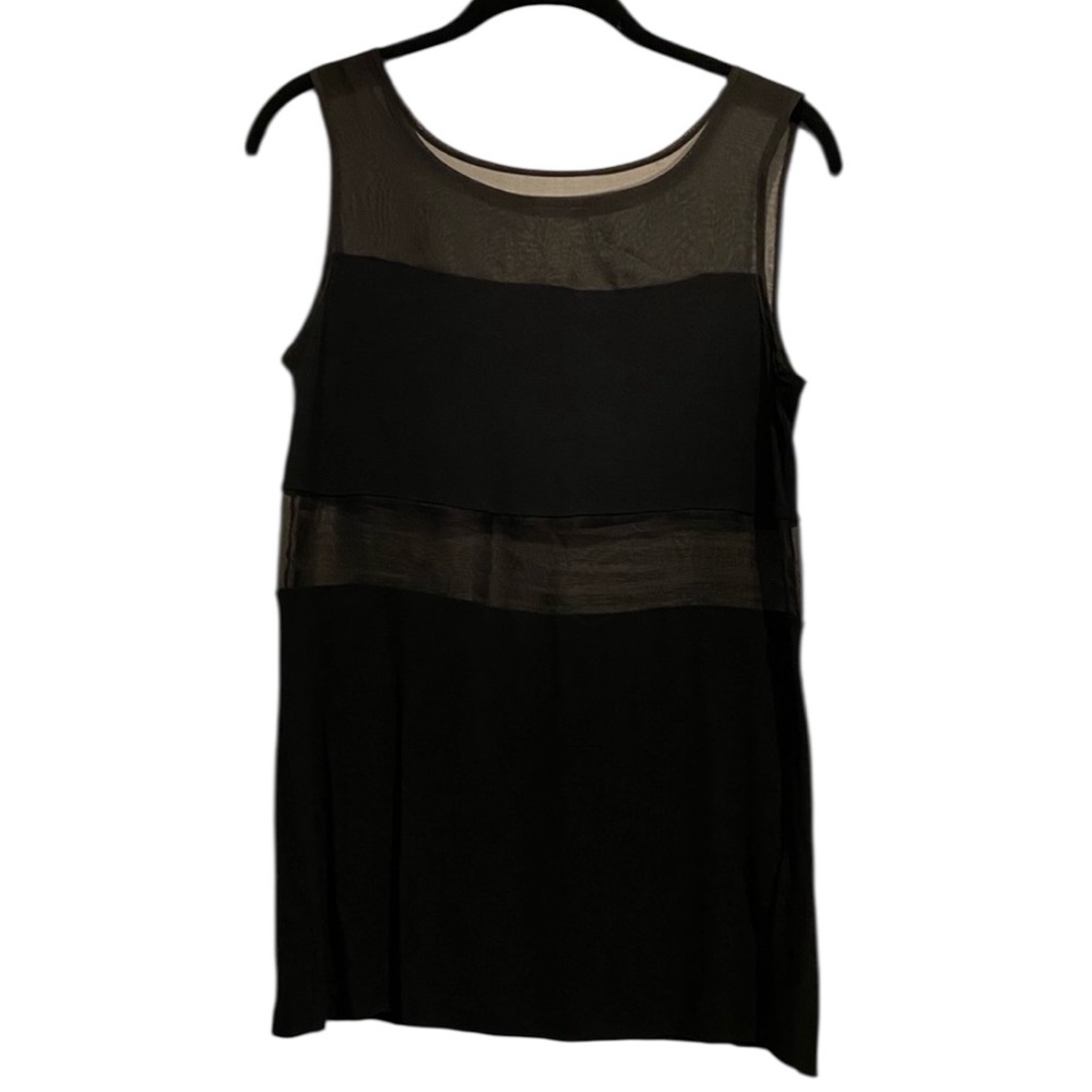 NEW NWT Bailey 44 Black Sheer Panel Tank, Size XS Extra Small